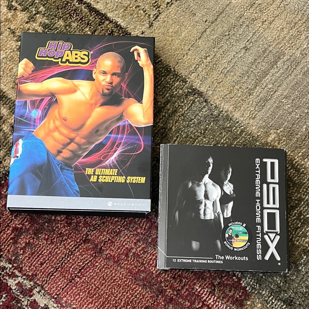 Beach body, hip-hop, abs, and P90X workouts